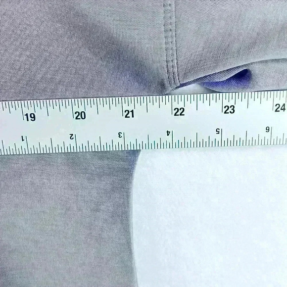 Cable & Gauge Top Gray Women’s Size M Knit Long Sleeve Cowl Neck - Picture 5 of 7